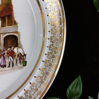 Thumbnail for Old Coach House Stratford Decorative Ceramic Plate Gold Trim 8.5in Wall Hanger5