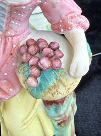 Thumbnail for Victorian 19th c Antique Staffordshire Style Figurines Grapes & Harvester couple14