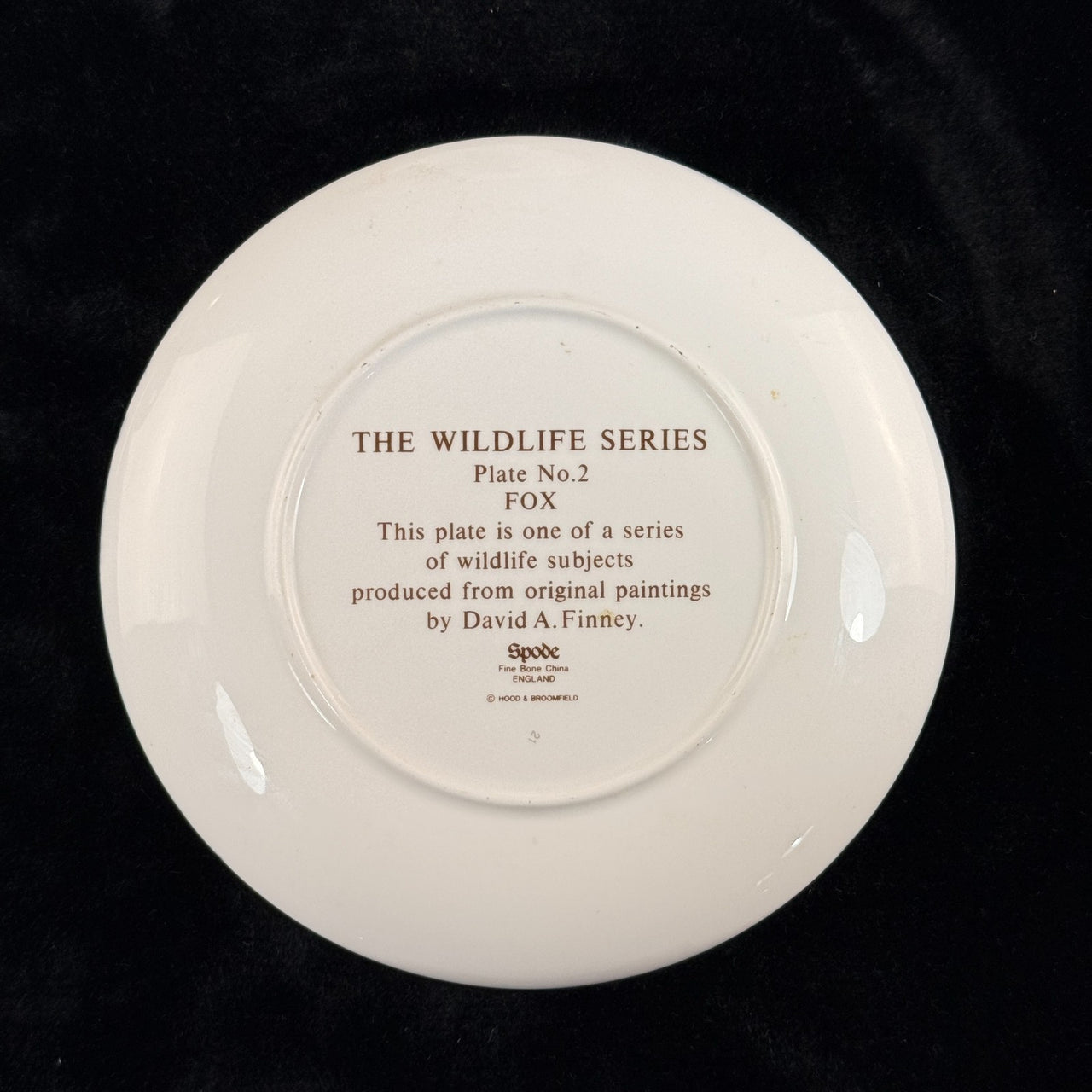 Spode Wildlife Series Fox Plate Bohemia Deer Czechoslovakia Art Bone Decor China6