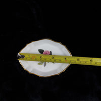 Thumbnail for Wedgwood Hathaway Rose Bone China Pin Dish - calloped Edge 4.5