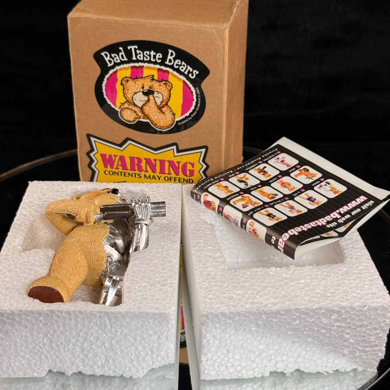 Rare Bad Taste Bears THE TERMINATOR Figurine Sci-Fi Cyborg Parody T-800 Boxed2