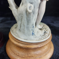 Thumbnail for Capodimonte G Armani Boy & Girl Pair Figurines Signed  chipped Grapes   12