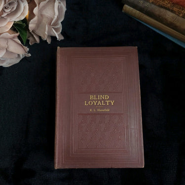  Blind Loyalty E.L. Hazeldel Good Illustrated Prize Book Gilt Spine Color Pl 1900