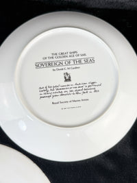 Thumbnail for Franklin Mint Great Ships Set of 6 Plates Golden Age of Sail by Derek Gardner14