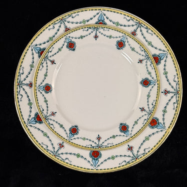 Large Lot of 6 Antique/Vintage Devon Ware (S. F. & Co.) CECIL 1204 Plates & Dish1