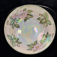 Thumbnail for Maling Dahlia Lustre large Bowl Pink Floral England 20cm HandPainted gift1