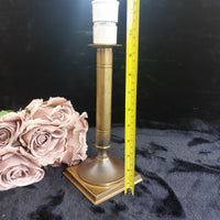 Thumbnail for Vintage Brass Lamp Table Patina EU Plug 915gr Classic 12