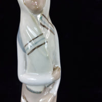 Thumbnail for Porcelanas Penatal Figurine Woman with Goose from Segovia, Spain bookcase figure3