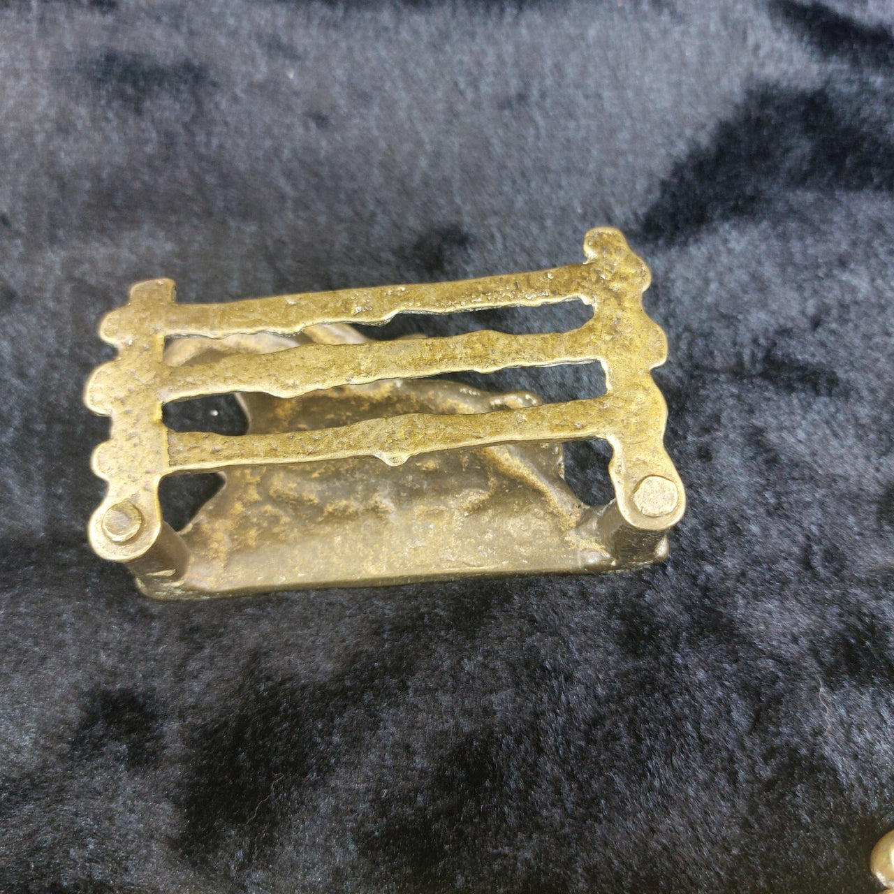 Vintage Brass Desk Set – Letter Holder, Rococo Tray pen holder & Letter Opener13