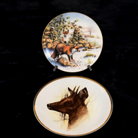 Thumbnail for Spode Wildlife Series Fox Plate Bohemia Deer Czechoslovakia Art Bone Decor China0