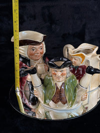 Thumbnail for Set of 3 Tony Wood Staffordshire Character Teapots Aaron William & Lady Jug16