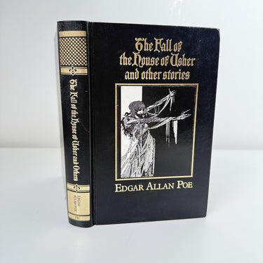 Edgar Allan Poe 1986 Fall of House of Usher HC Illustrated Horror Stories0
