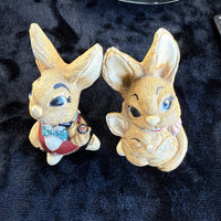 Thumbnail for Rare Vintage Pepinware HandPainted Rabbit Figurines Mr. & Mrs. Flopsy Wallasey15