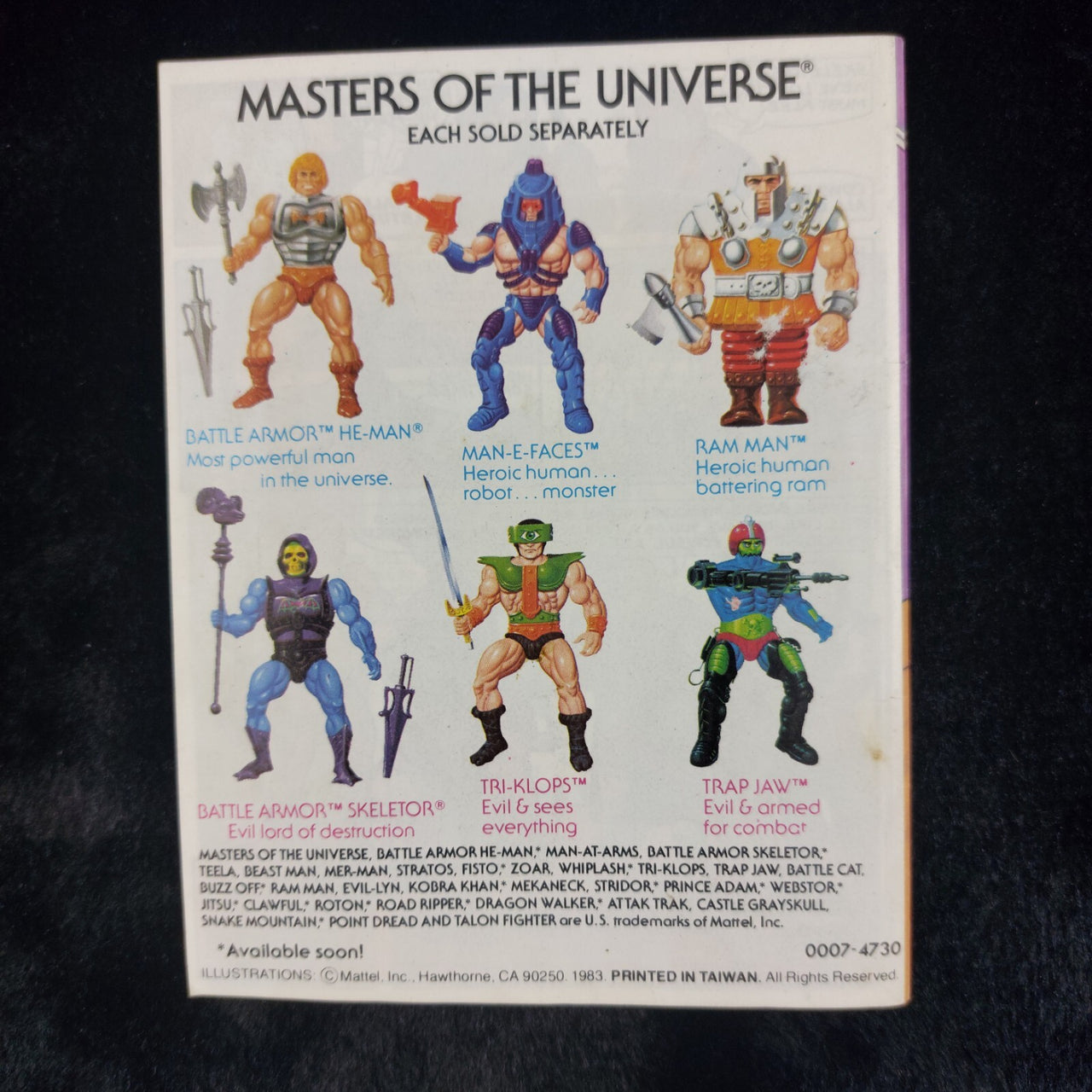 Masters of Universe the 1983 Double -Edged Sword Mattel Mini-Comic Vintage2