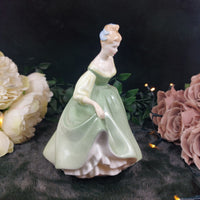 Thumbnail for Royal Doulton Fair Lady Good Porcelain 1962 Figurine- HN2193  Mint Green Dress 5