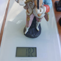 Thumbnail for Antique Figurine Porcelain Violinist Rococo Style 5.5