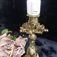 Thumbnail for Antique style Brass Baroque Table Lamp, 14 in, see the pictures Gold5
