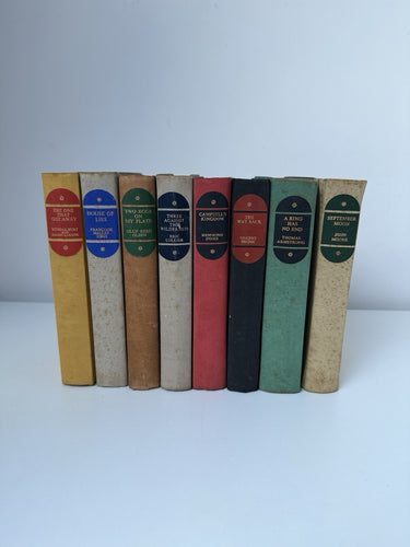 Companion Book Club  Cloth Set9 Hardbacks No Jackets UK Decor Set Vintage 1950s0