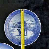 Thumbnail for Royal Copenhagen 3 Blue Plates –Carlsberg Collectibles Denmark Set   1977, 1991 8