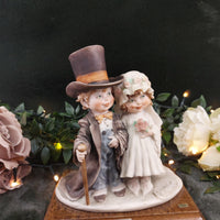 Thumbnail for Vintage 1982 Giuseppe Armani Florence Italy Bride and Groom Figurine Statue.16