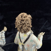 Thumbnail for Vintage Rare Signed by JR Art Pottery Clown Clay Figurines Lot of 213