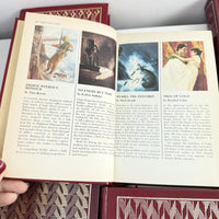 Thumbnail for Reader’s Digest Condensed Books Set x6 1980s 90s Gold Burgundy Hardcover Deco11
