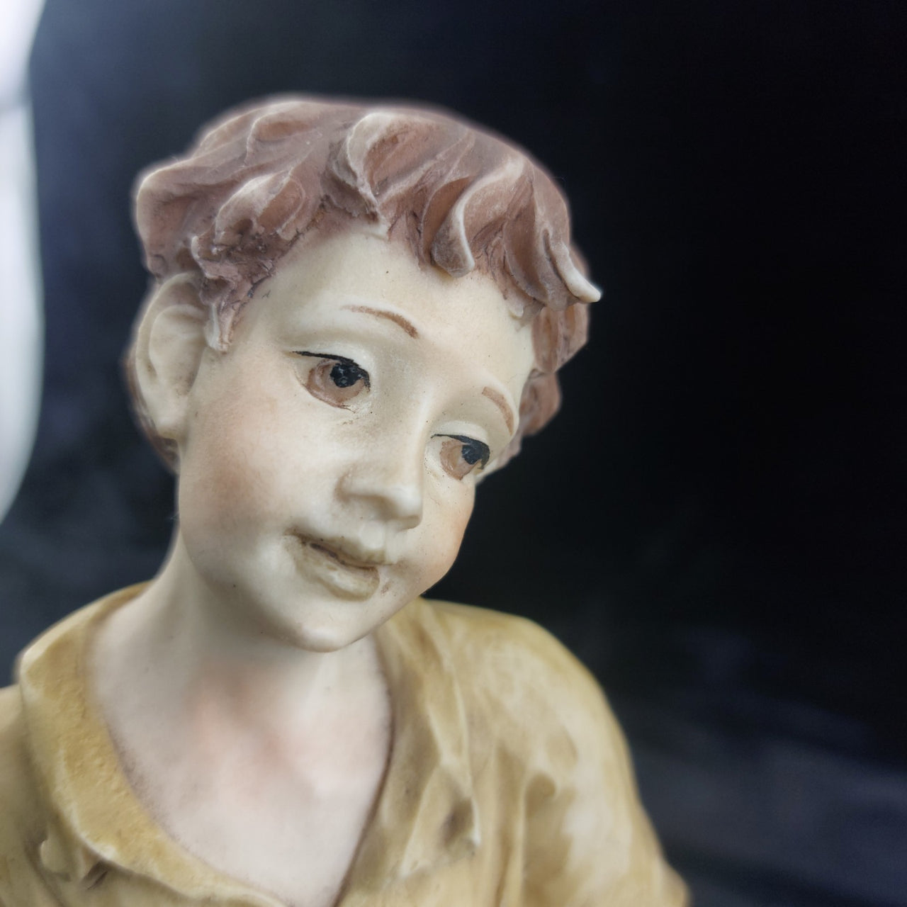 Very Large Capodimonte figurine 'The Card Players' Friends group pics see decor19