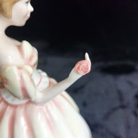 Thumbnail for Royal Doulton Good Gift of Love Figurine decor 8.5in Pink White 491g 1993 Nada 6