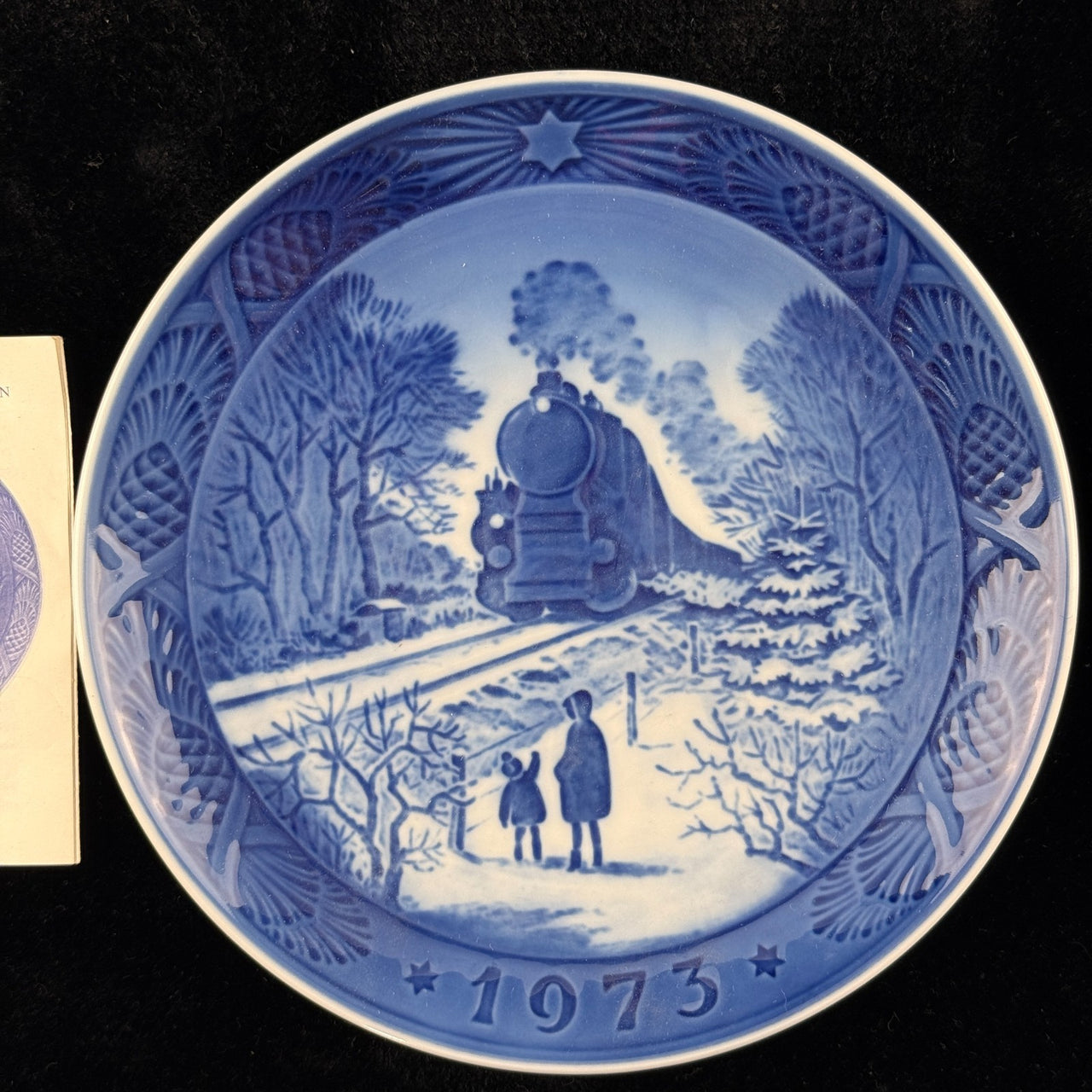 Royal Copenhagen 1972-1974 Christmas Plates Set of 3 Blue Collectibles Porcelain9