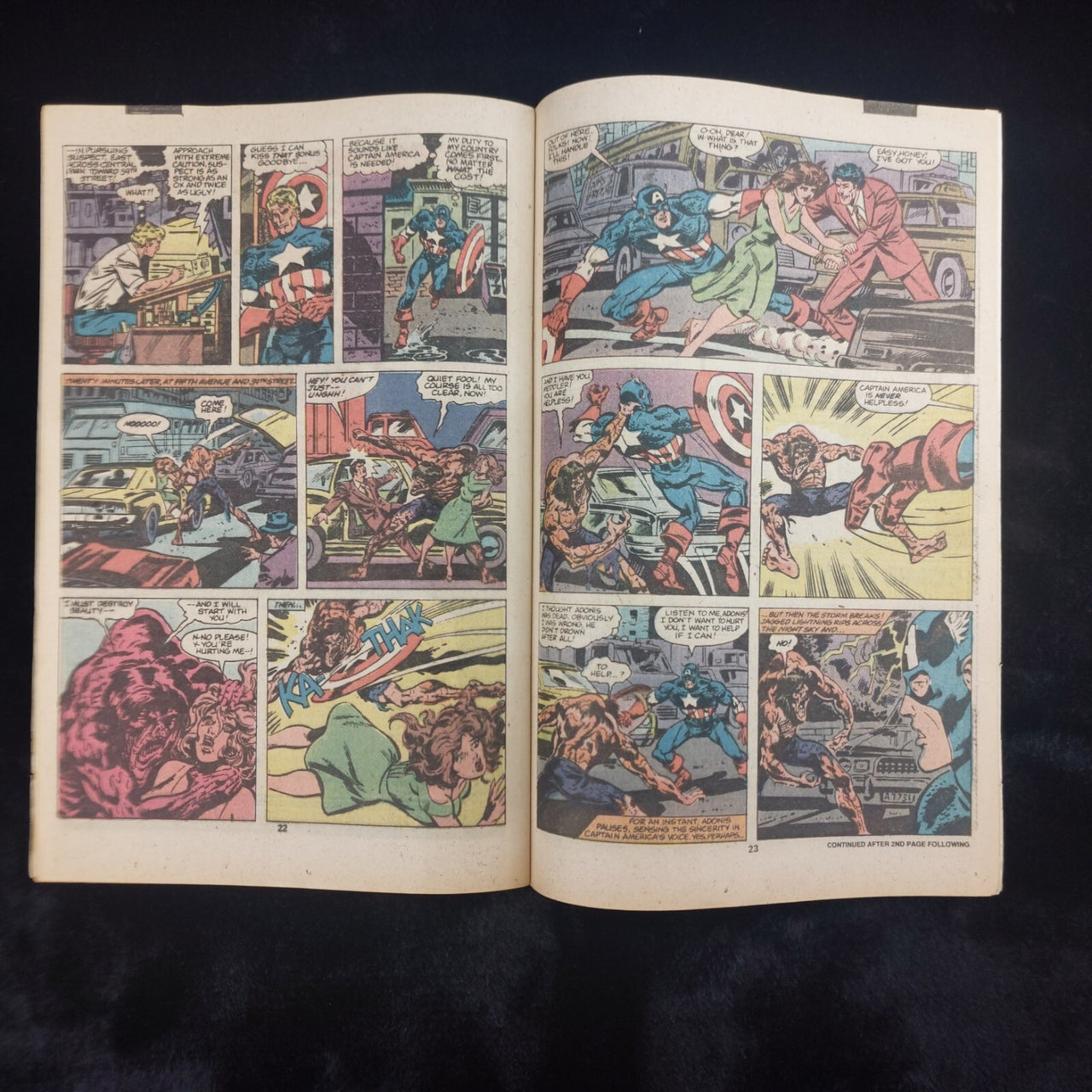 Marvel Captain America 244 A Monster Berserk Vintage 1980 Comic Book4