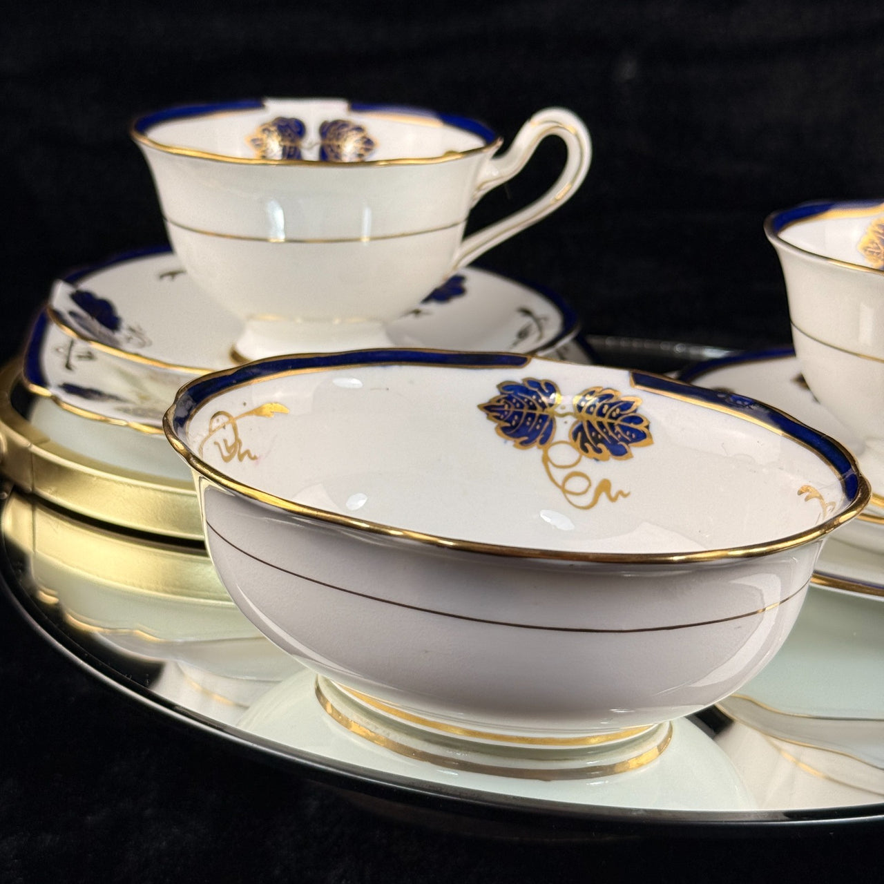 Royal Albert Rose Pink tea set of 3 &serving plate England stunning 7p tea set7