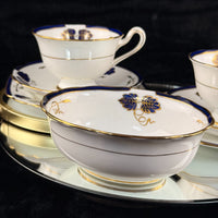 Thumbnail for Royal Albert Rose Pink tea set of 3 &serving plate England stunning 7p tea set7