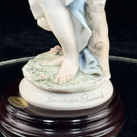 Thumbnail for Giuseppe Armani Spring Florence Lady Flowers Figurine 0181C Italy HomeDecor 19927