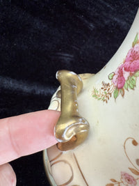 Thumbnail for Antique Crown Devon Dora Pattern Urn Vase Gilded Floral Pottery c. 1914 Vintage11