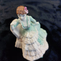 Thumbnail for Coalport Beau Monde Acceptable Clara Figurine 4.5in Porcelain Hand Decorate 19965