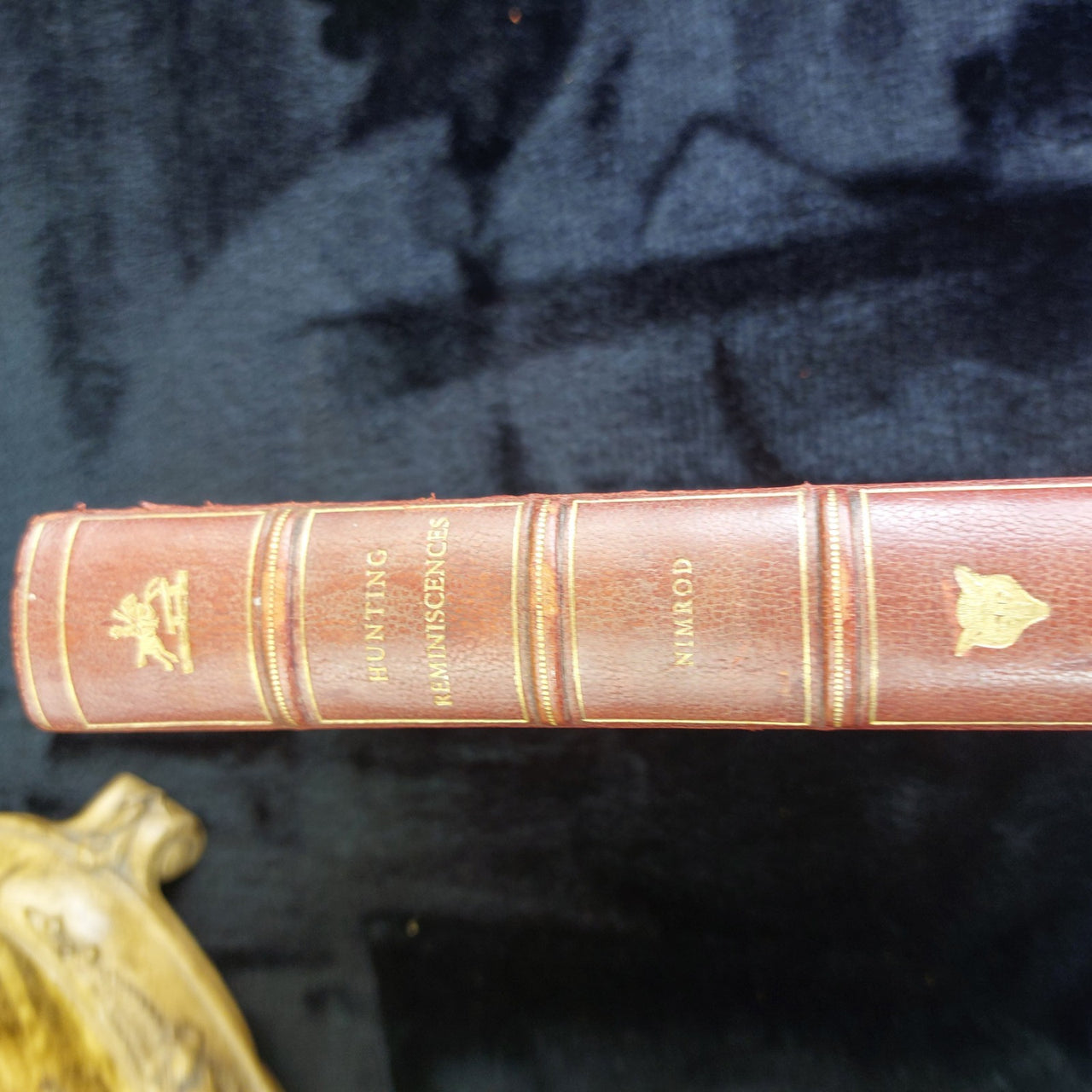 Ackermann Hunting Reminiscences antique book gift History Fox Illustrated 18433