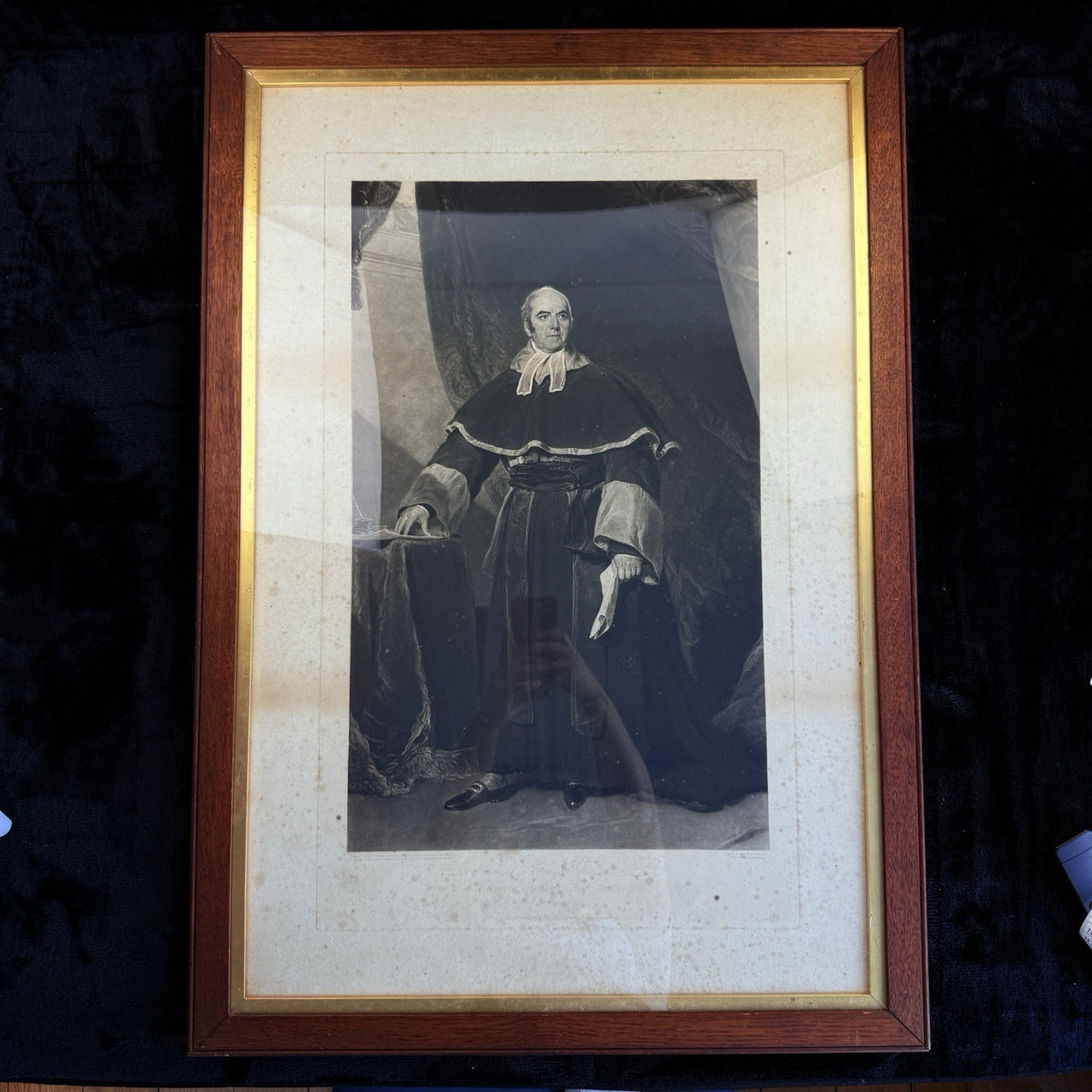 RARE Antique 1820 Engraving large print Sir Thomas Strange Knight, Chief Justice14