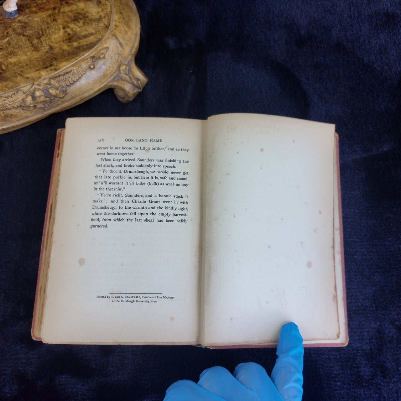 The Days of Auld Langsyne 1895 Hodder Ian Maclaren Antique Book Worn Collectable9