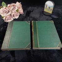 Thumbnail for Cassell Penny Readings Vol I II Tom Hood Leather Illustrated Books Antique Set7