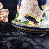 Thumbnail for Early Biscuit cookie Jar 1900's William Wood & Co. Enamel & Brass Antique Type7