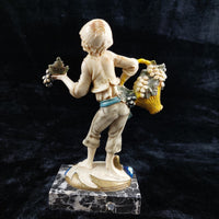 Thumbnail for Fontanini Depose Simonetti Boy Figurine with Grapes 1980's Made in Italy decor.6