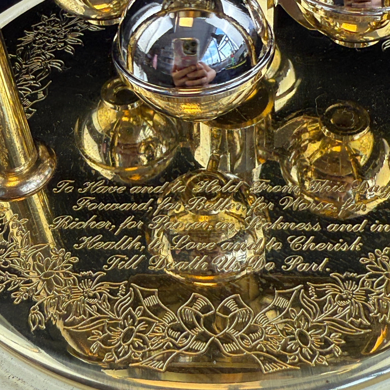 Stunning Hermle Anniversary Quartz Gold color Clock made in Germany Collectable1
