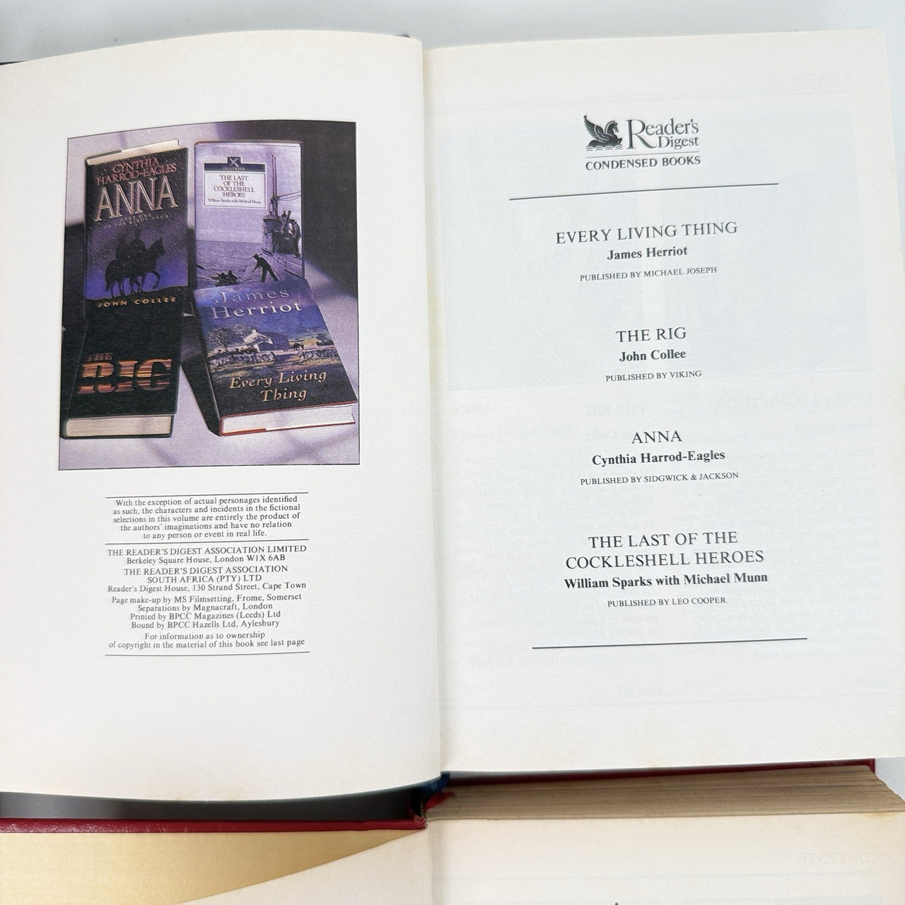 Readers Digest and Odhams 5 Novel Hardbacks Eagle Has Flown Longshot Condensed6