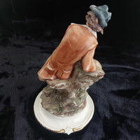 Thumbnail for Capodimonte Style Boy &dog Figurine with Dog & Fruit Basket 11