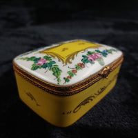 Thumbnail for Limoges France 1920s porcelain width cm 9 x 7 height cm 3.7 jewellery box gift1