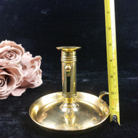 Thumbnail for Brass Chamberstick Candle Holder Adjustable Push-Up Tone Gold Design Collectable1