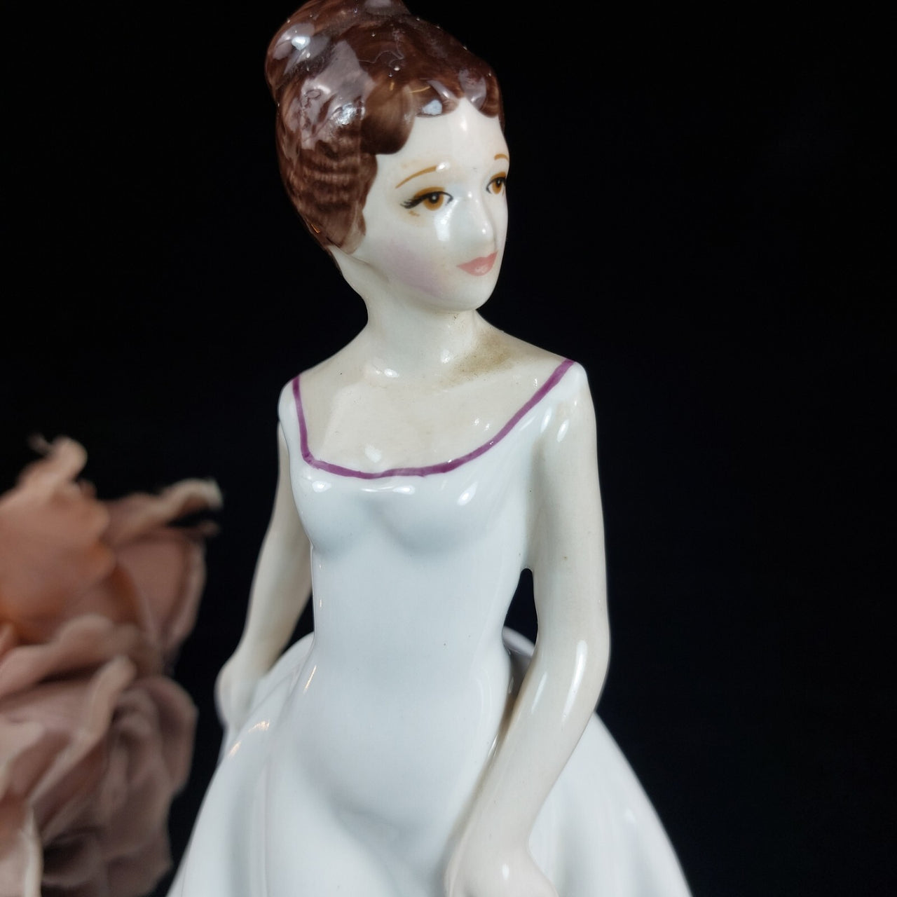 Hidden A Gem: Vintage Norcroft "Marie" Fine Bone China lady Figurine in white1