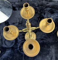Thumbnail for Vintage Brass Candelabra  Four Arm Candlestick Holder10