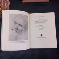 Thumbnail for Folio Society Life of Michelangelo VasariLeather Gilt Biography Art Good  1971 9