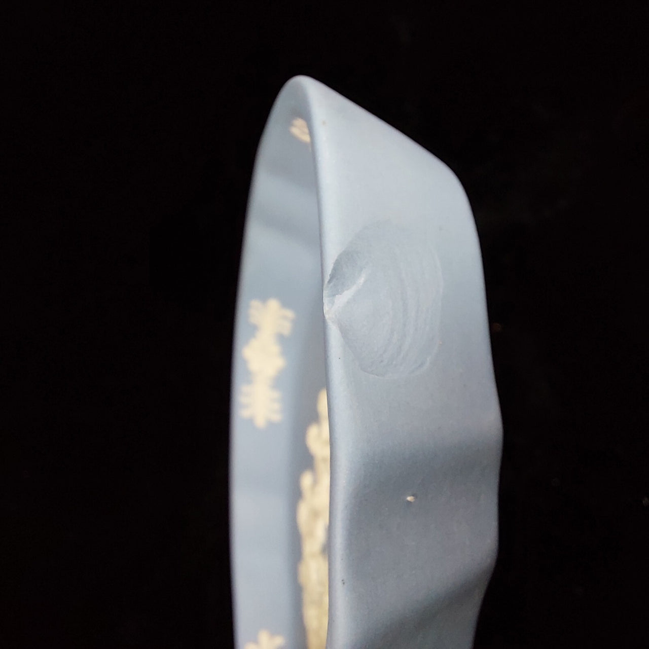 Wedgwood Blue Jasperware Pin & Trinket Egg Dish see pictures Vase United Kingdom7